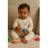 Grey Dots Pyjama Neck (6-12M) | Soft & Playful Baby Wear | TJ The Family Closet