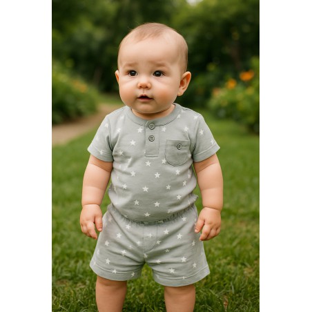 Soft Infant Shorts Co-Ord Set – Cozy Baby Sleepwear | TJ Closet