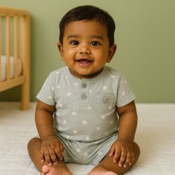Soft Infant Shorts Co-Ord Set – Cozy Baby Sleepwear | TJ Closet