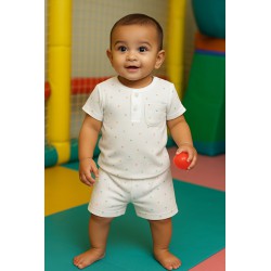 Soft Infant Shorts Co-ord Set – Cozy Baby Sleepwear | TJ Closet