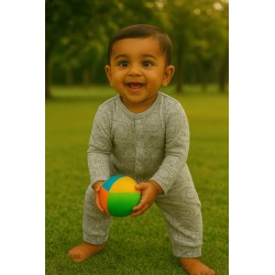 Infants Pyjama Set (Grey) (3-6M & 6-12M) | Soft & Comfortable Baby Wear | TJ The Family Closet