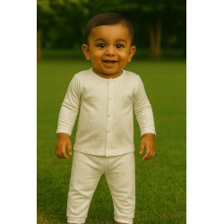 Bunny Print Pyjama Set for Infants | Soft Cotton Nightwear – TJ The Family Closet