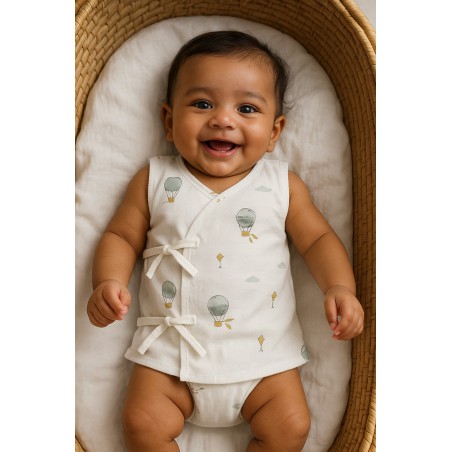 Buy Soft Cotton Newborn Jablas Online – TJ The Family Closet | 0–2 Months Baby Vest
