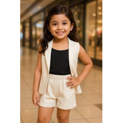 Girls Co-ord Set for 3–8 Years – Western Blazer Style | TJ – The Family Closet