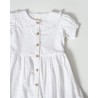 White Hakoba Frock | Elegant & Comfortable Kids Outfit | TJ The Family Closet