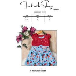 Frock With Shrug (2-3Y & 6-7Y) | Stylish & Comfortable Kids Outfit | TJ The Family Closet
