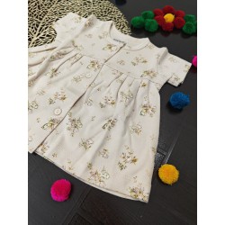 Infants Frock (Light Brown)